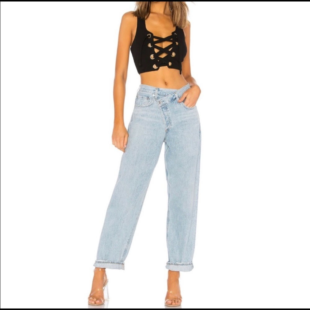 AGOLDE Criss Cross Upsized Jean in Suburbia Size 25